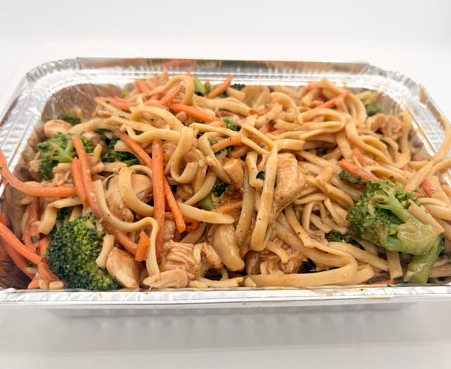 Spicy Thai Basil Chicken.