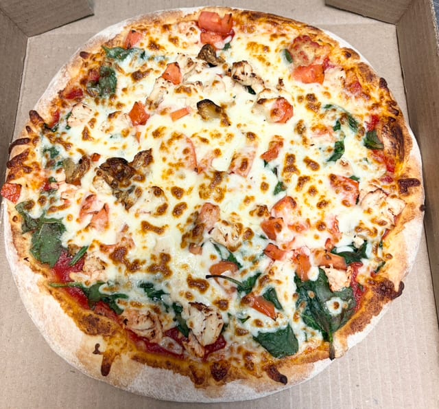 Mediterranean Pizza.