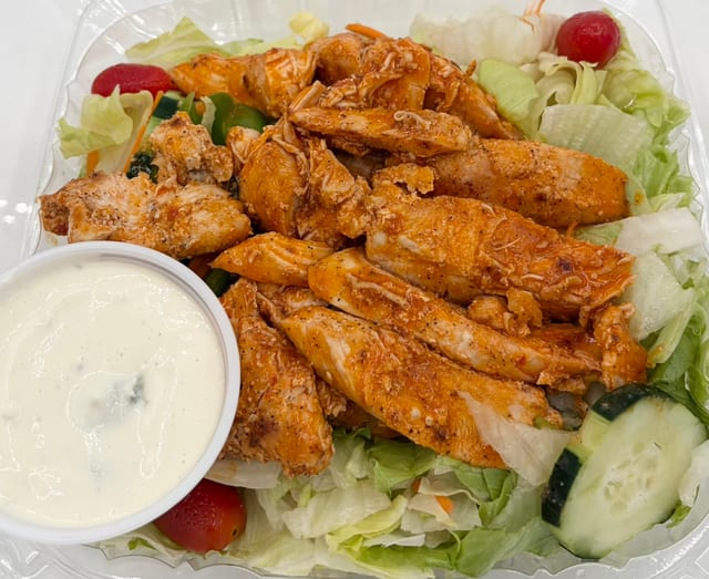 Grilled Buffalo Chicken Salad.