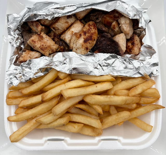 Steak & Chicken Combo Dinner.