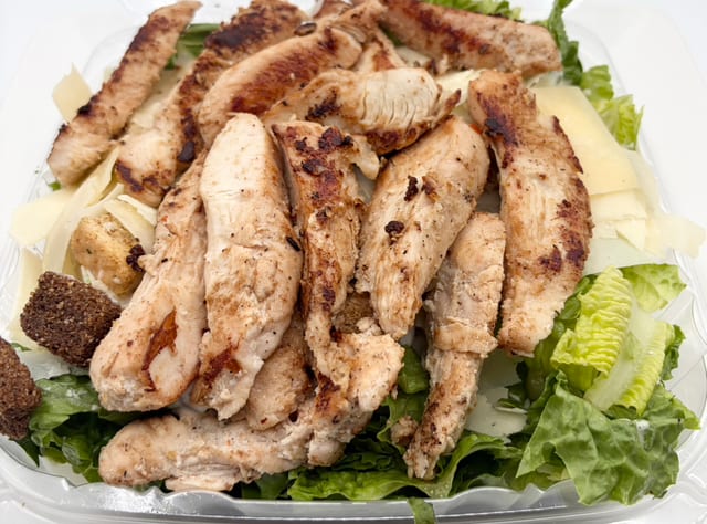 Chicken Caesar Salad.