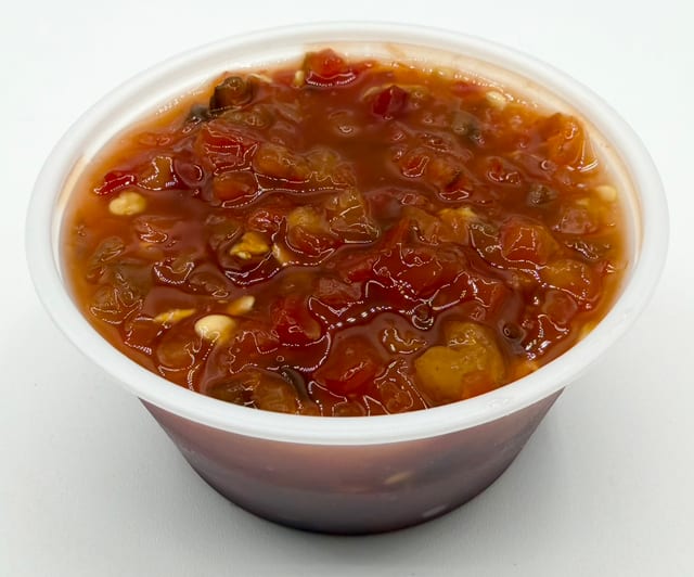 Side of Hot Pepper Relish.