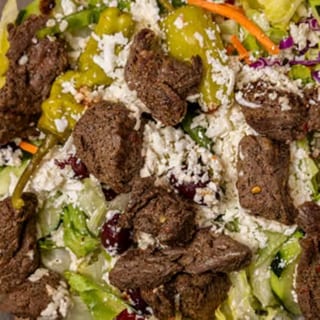 Greek W/steak Tips Salad