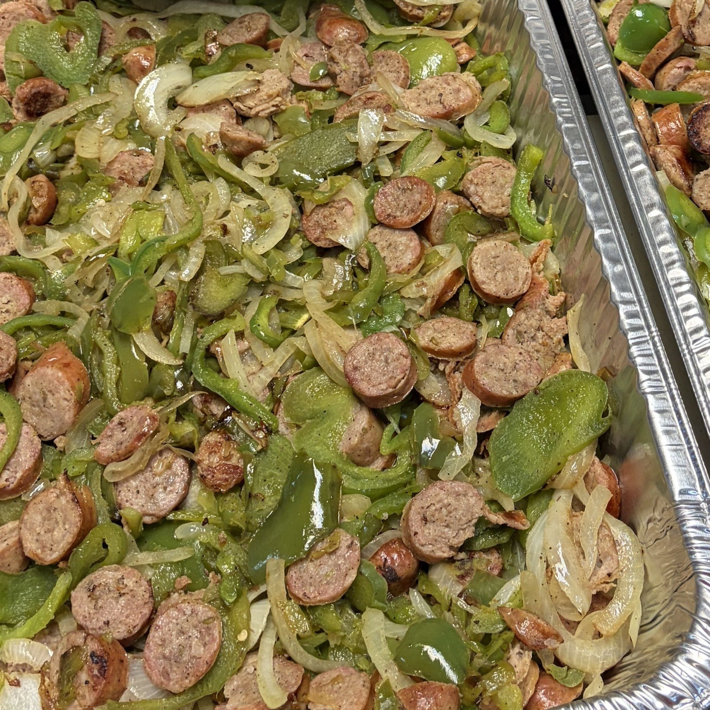 Sausage,pepper&onion.