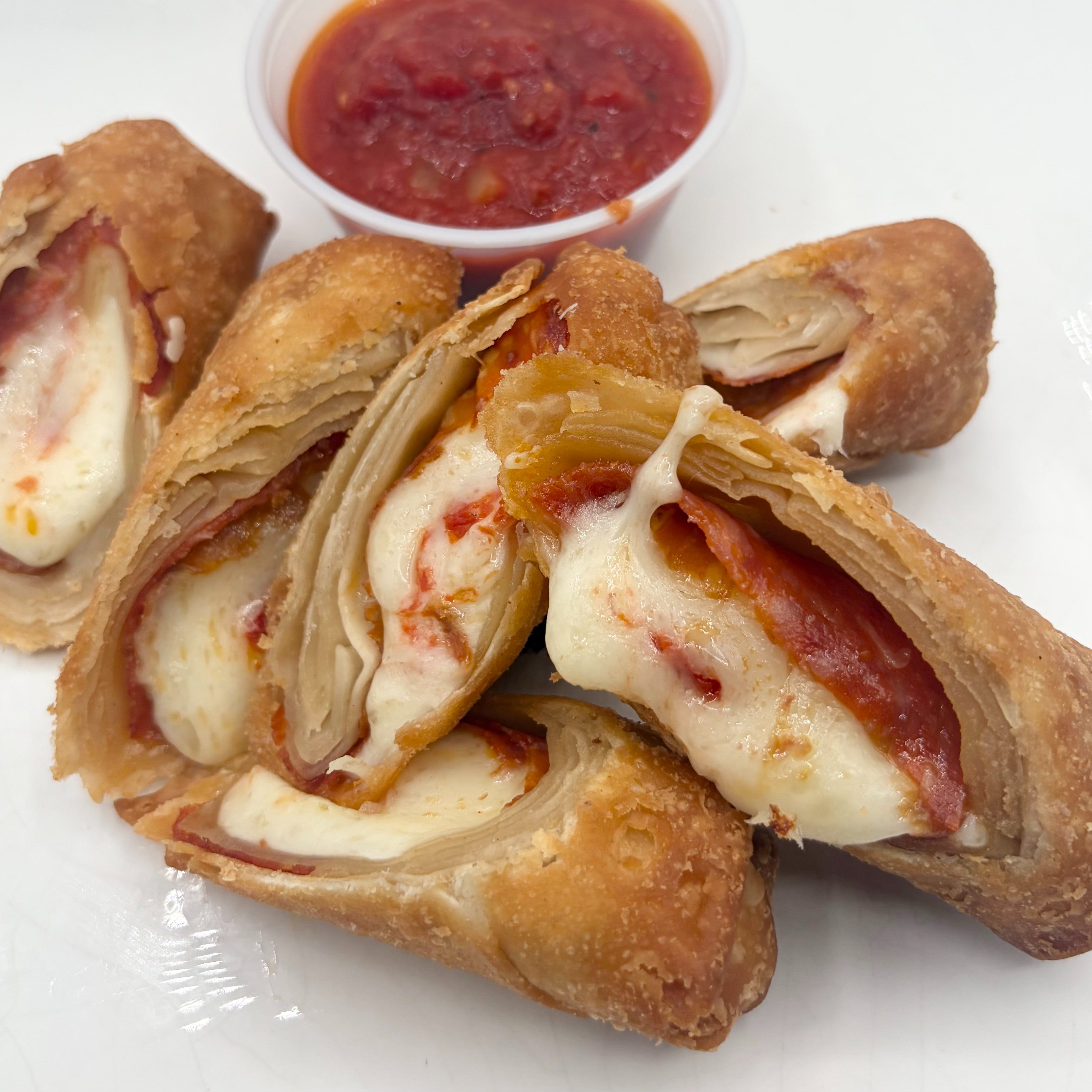 Egg Roll-pepperoni.