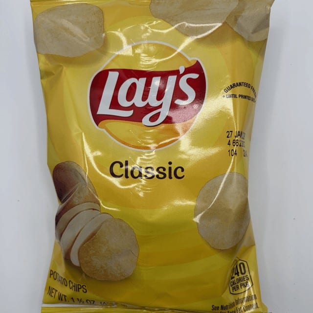 Lays Classic Chips 1.5oz Bag.
