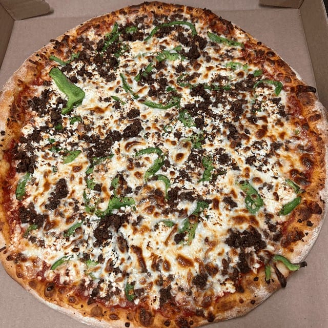 Greek Treasure Pizza.