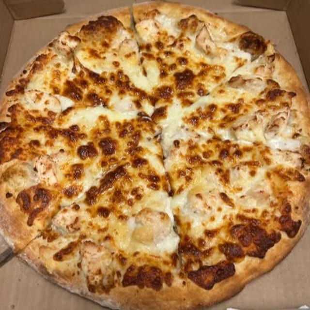 Chicken Caesar Pizza.