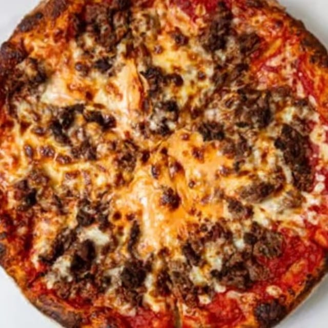 Steak & Cheese Pizza.