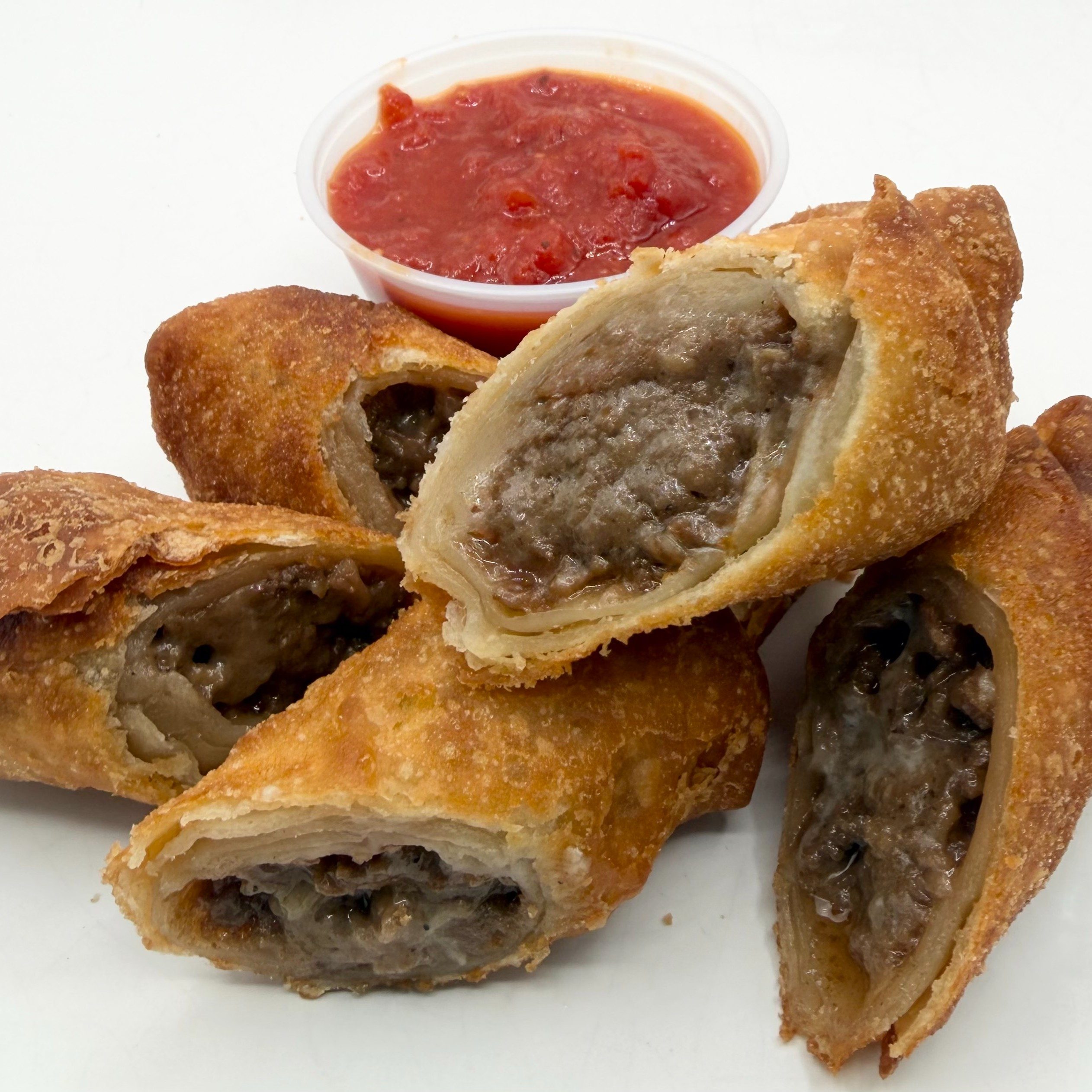 Egg Roll-cheesesteak.