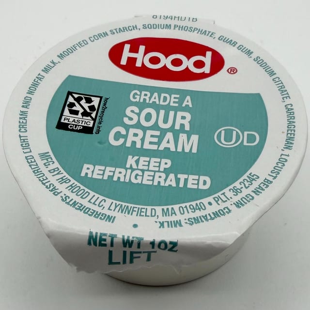 Side of Sour Cream.